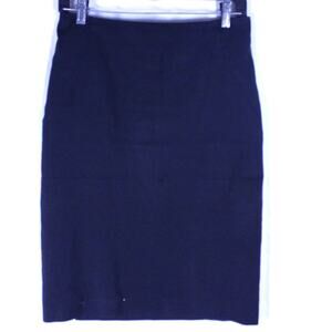 NYCO skirt separate Size 4 2 'kick' slit in back, zip back suit skirt black